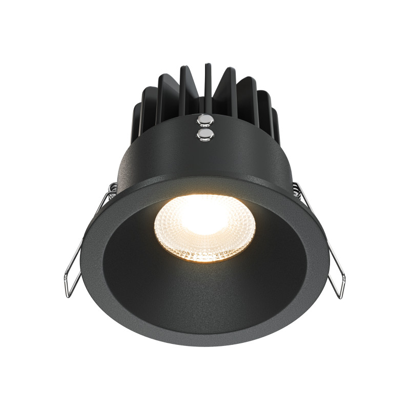 Влагозащищенный светильник Maytoni Technical DL034-L12W3K-D-B светильник alt ray zoom r52 8w warm3000 dg 10 40 deg 230v arlight ip67 металл 3 года