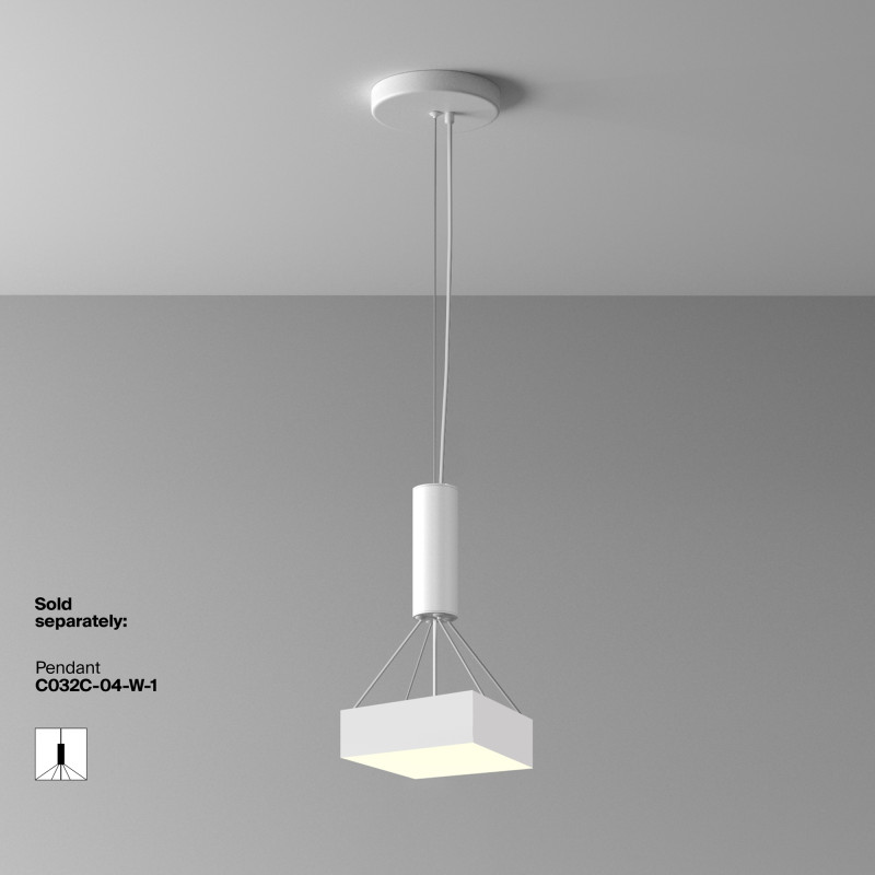 Накладной светильник Maytoni Technical C032CL-24W3K-SQ-W