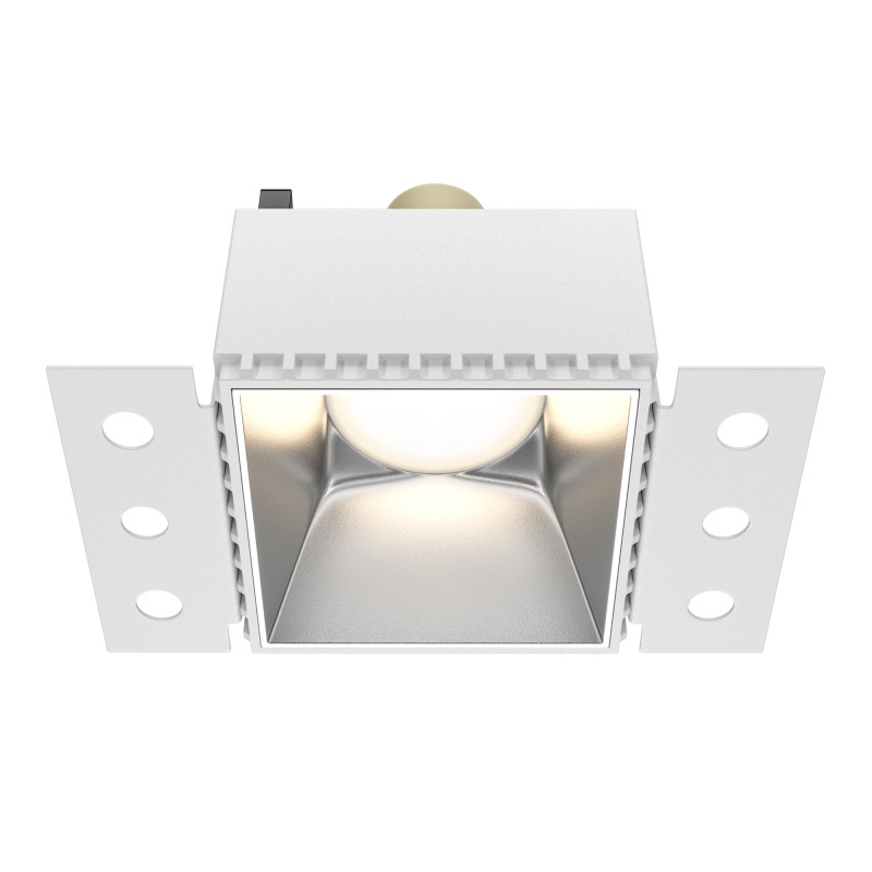 Встраиваемый светильник Maytoni Technical DL051-01-GU10-SQ-WS встраиваемый спот maytoni technical virar c059cl 01w