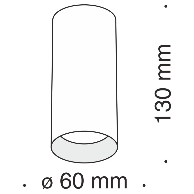 Накладной светильник Maytoni Technical C010CL-01W