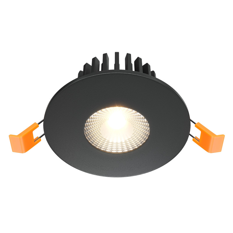Встраиваемый светильник Maytoni Technical DL038-2-L7B светильник встраиваемый светодиодный черный 7 вт 3000 к ip20 maytoni zen дво dl038 2 l7b