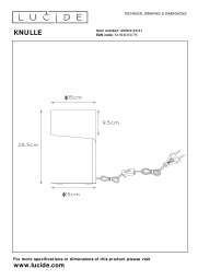 Настольная лампа LUCIDE 45504/01/31