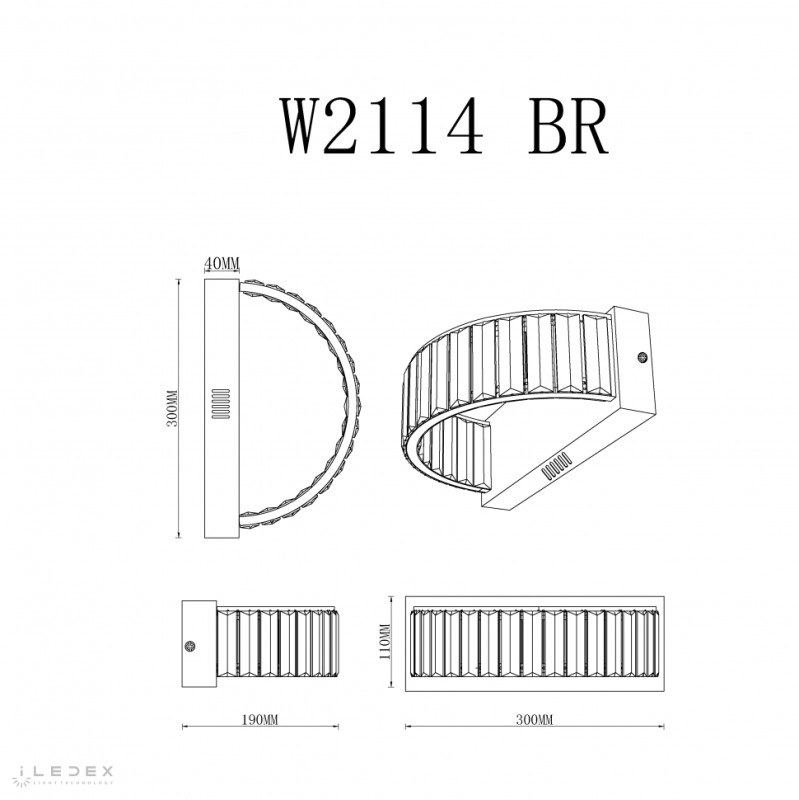 Бра iLedex W2114 BR