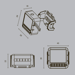 Wi-Fi реле Maytoni Technical MD003