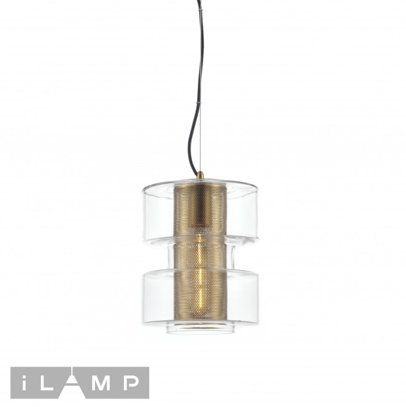 Подвесной светильник iLamp P7555-1 GD настенный светильник ilamp tribeca 097b 3 matt bronze