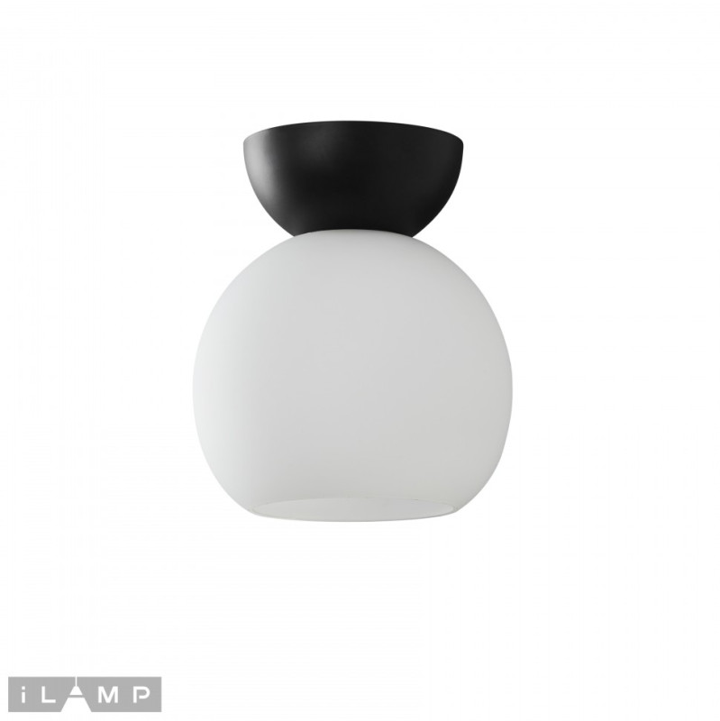 Накладной светильник iLamp C6079-1 BK+WH настенный светильник ilamp dolce w2543 1 gd