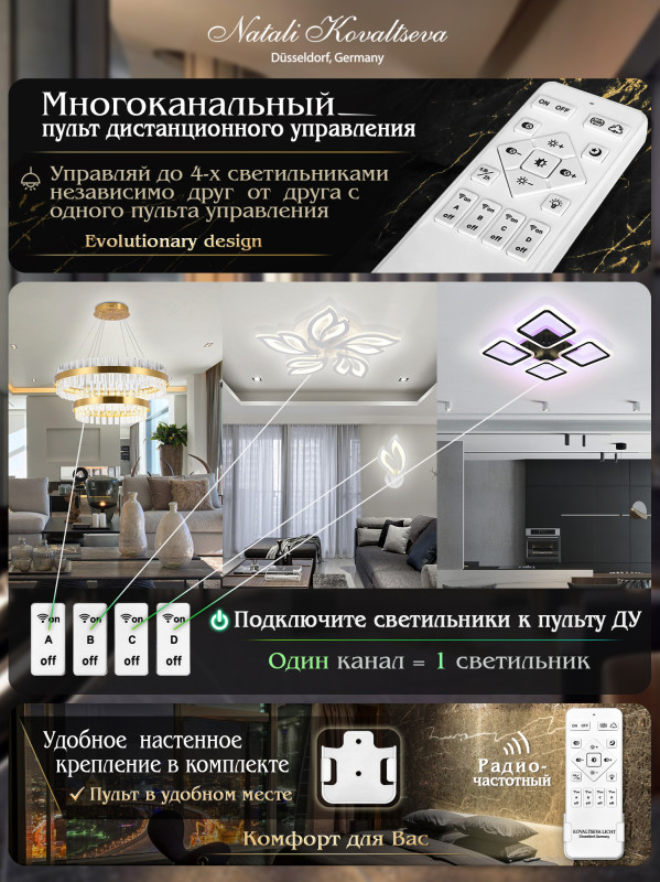 Накладная люстра Natali Kovaltseva INNOVATION STYLE 83141