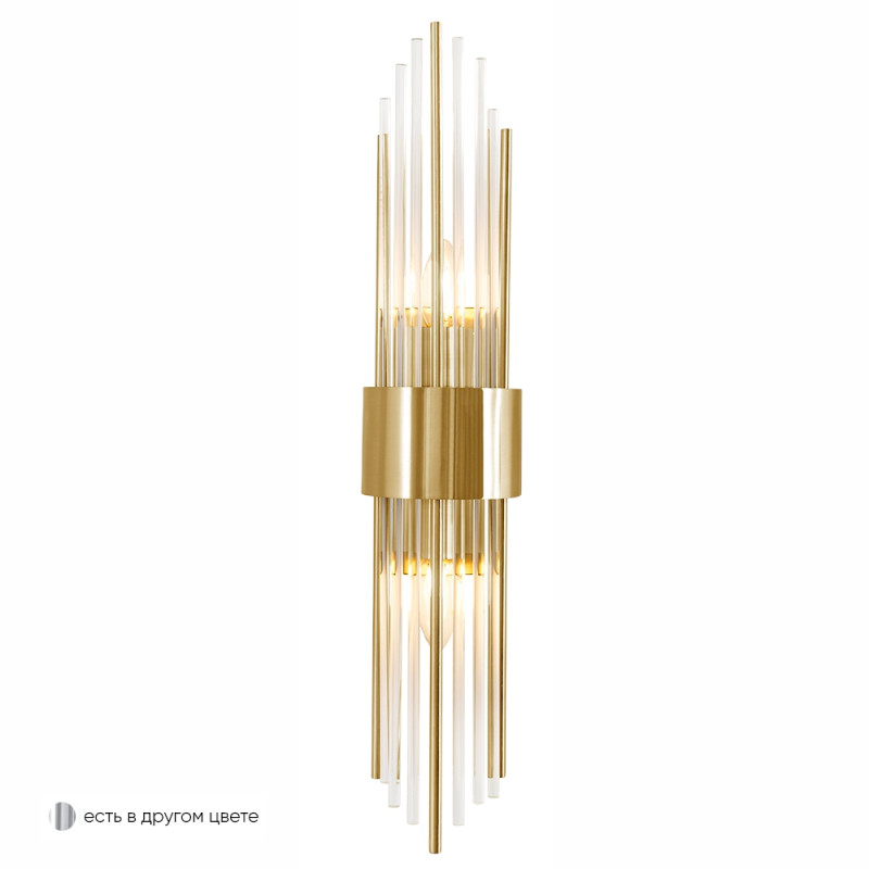 Бра Crystal Lux ATENTO AP2 BRASS/TRANSPARENTE бра crystal lux tadeo ap2 gold transparente
