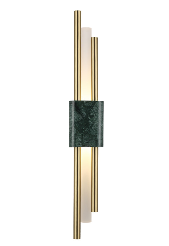 Бра Crystal Lux CARTA AP6W LED GREEN/BRASS бра crystal lux gloria ap1 brass