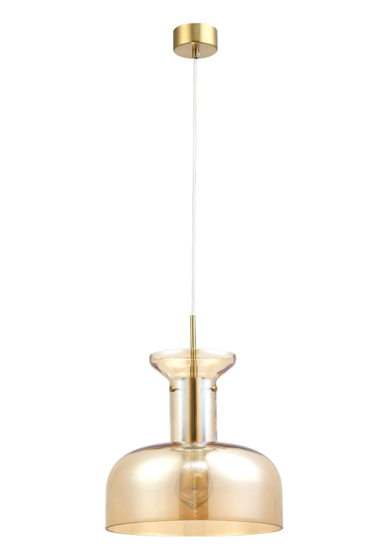 Подвесной светильник Crystal Lux CONSUELA SP1 BRASS подвесной светильник crystal lux consuela sp1 brass янтарный латунь