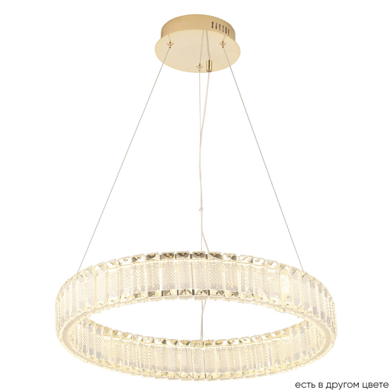 Подвесная люстра Crystal Lux MUSIKA SP50W LED GOLD подвесная люстра delight collection boivin md2094 12a gold rock crystal