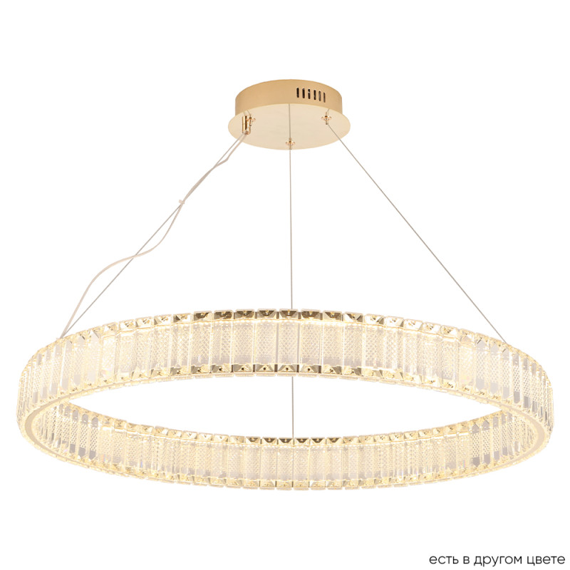 Подвесная люстра Crystal Lux MUSIKA SP70W LED GOLD бра crystal lux camila ap1 gold