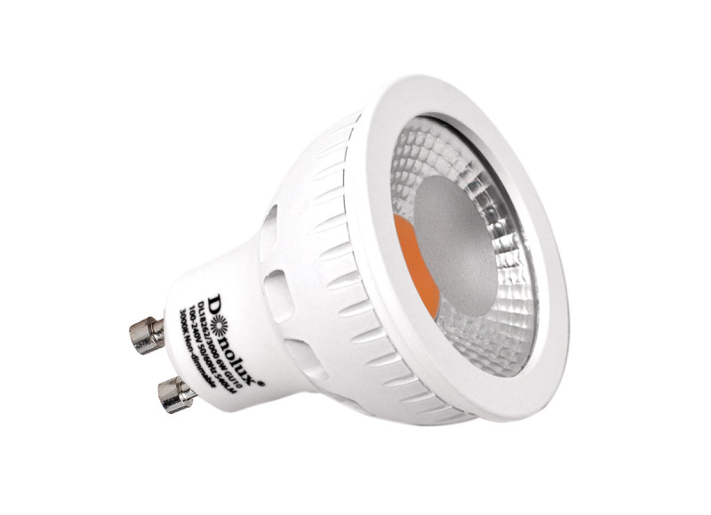 Светодиодная лампа Donolux DL18262W6GU10Dim 10 шт лот 12 в 220 в mr16 gu10 gu5 3 светодиодная лампа 3 вт 5 вт светодиодная лампа cob лампа точечный светильник светодиодная лампа 24 120 градусов