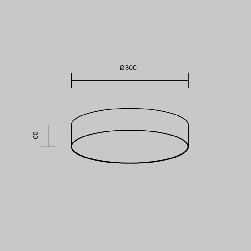 Накладной светильник Maytoni Technical C032CL-36W4K-RD-B