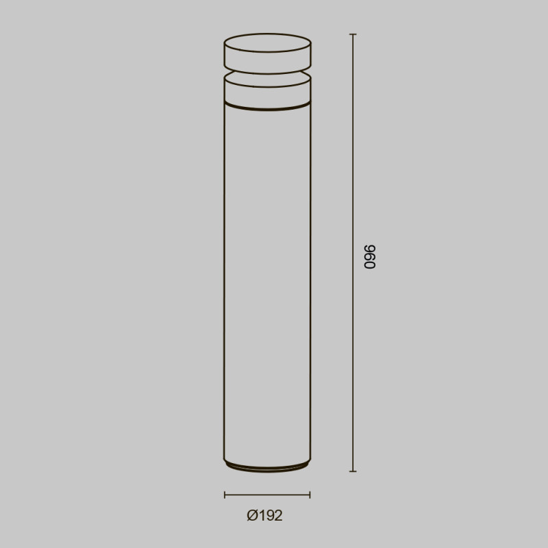 Садово-парковый светильник Maytoni O469FL-L20CM3K1