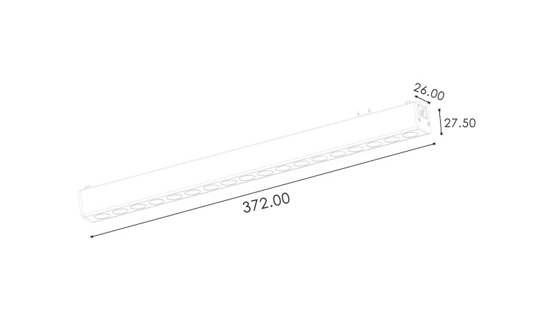 Светильник на шине SWG pro DL-SLIM-DRBL-18-CCT