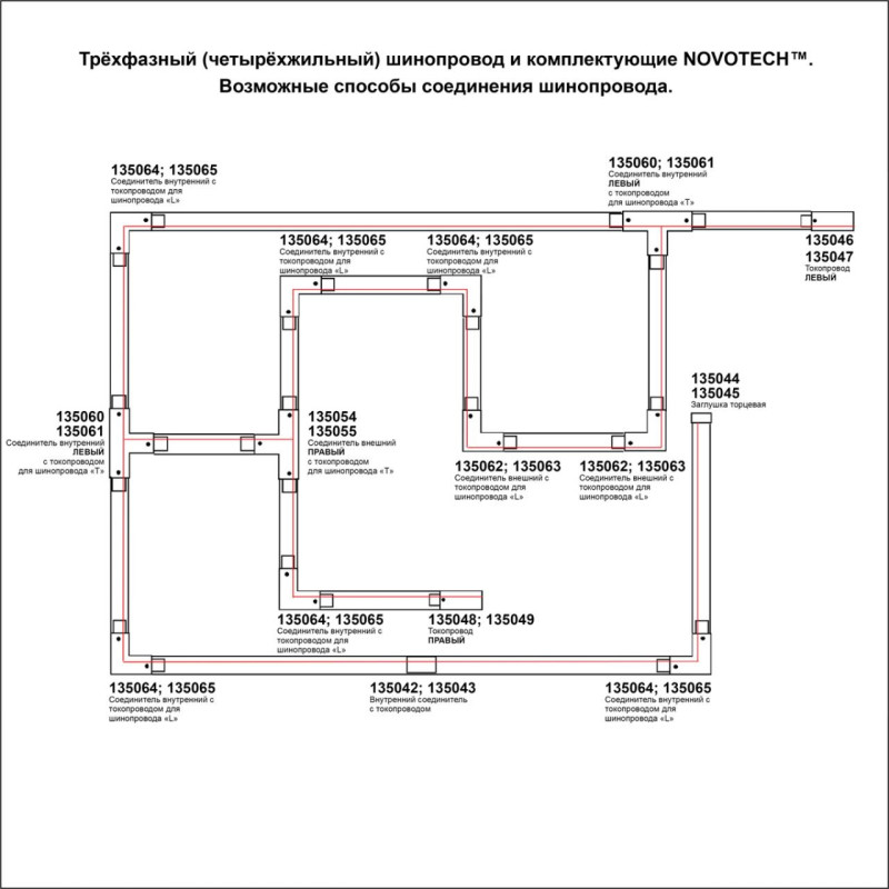 Шинопровод Novotech 135036