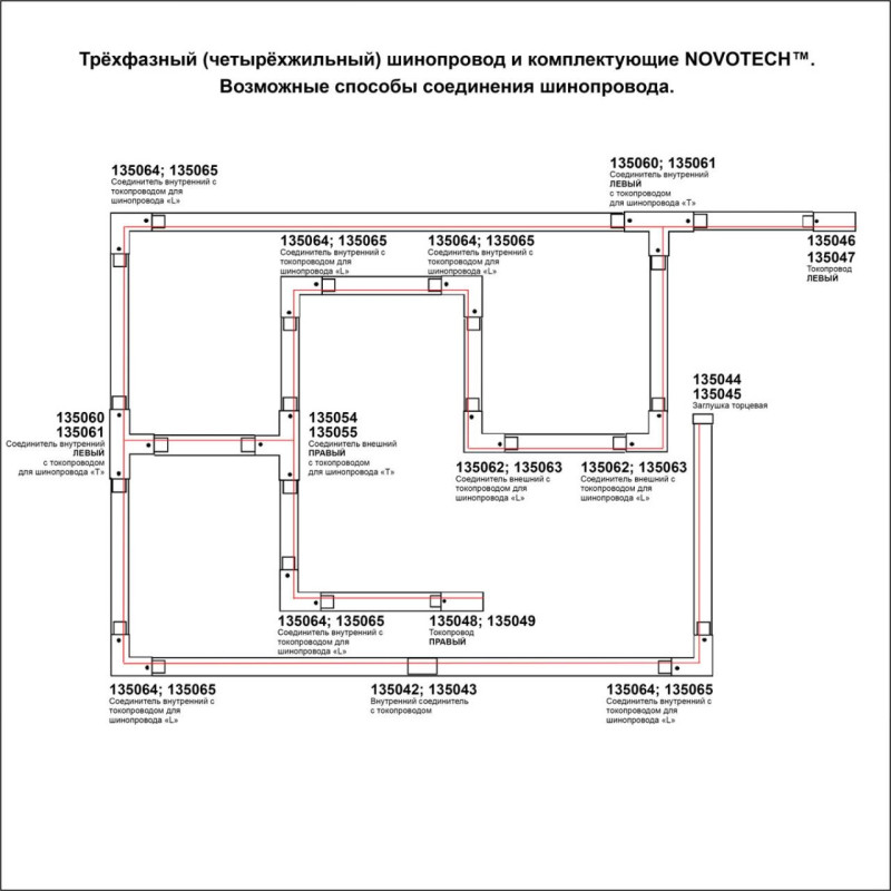 Шинопровод Novotech 135238