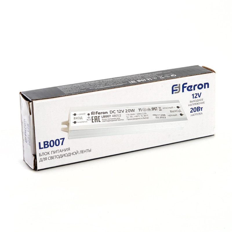 Блок питания для светодиодной ленты Feron 48052