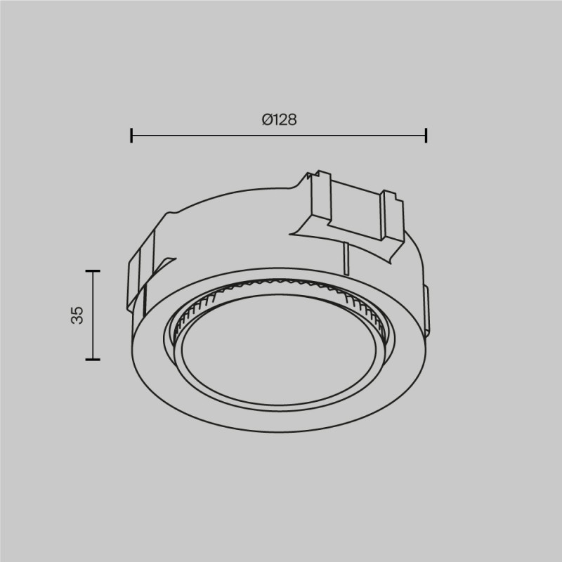 Встраиваемый светильник Maytoni Technical DL019-GX53-W