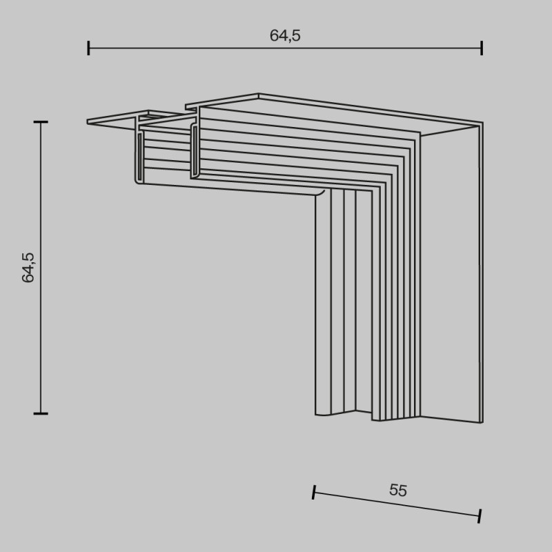 Коннектор Maytoni Technical TRA172ICL-12B