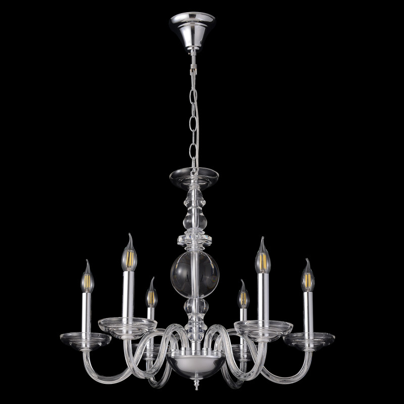 Подвесная люстра Crystal Lux ARABESQUE SP6 CHROME