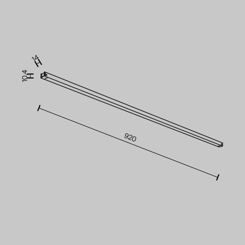 Светильник на шине Maytoni Technical TR173-1-24WTW-B