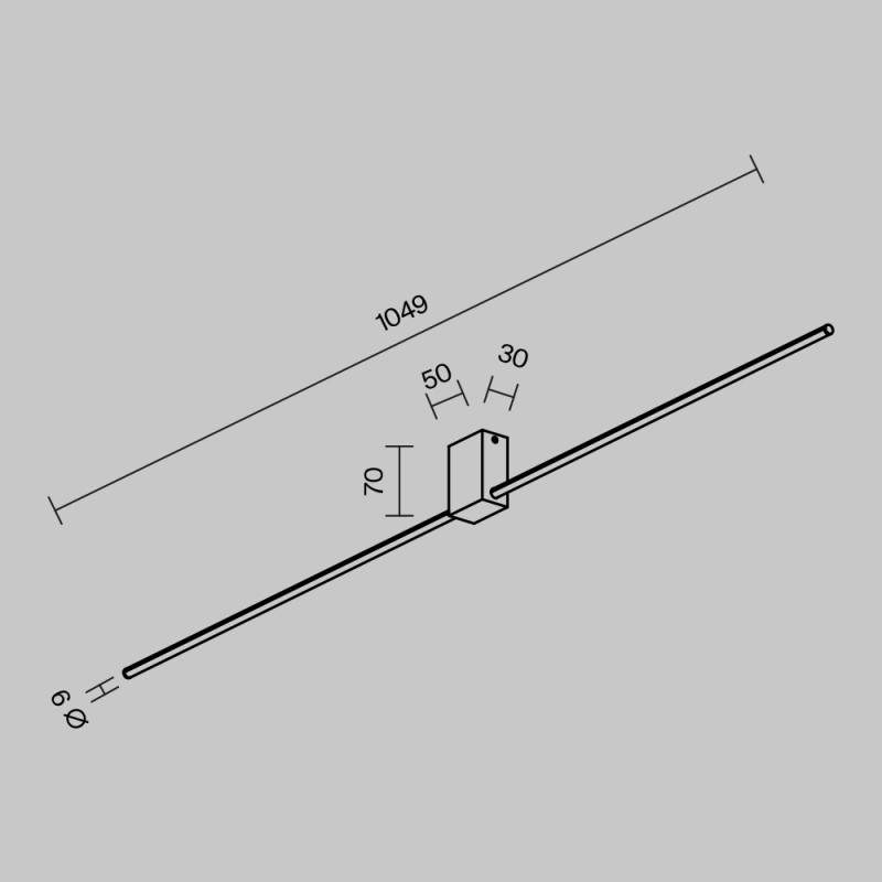 Бра Maytoni Technical C071WL-L12B3K