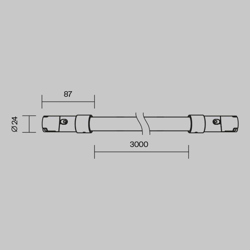 Светильник на шине Maytoni Technical TR209-1-48W3K-B