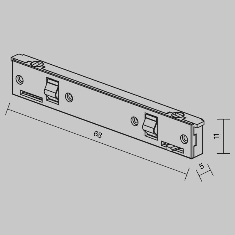 Коннектор Maytoni Technical TRA184IPC-1B