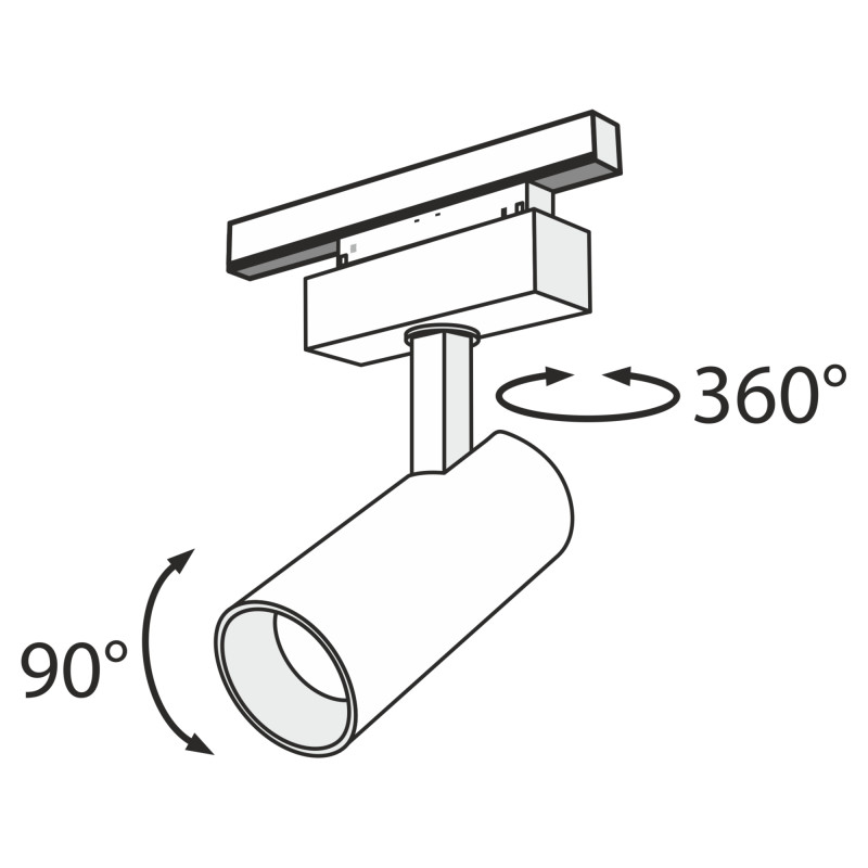 Светильник на шине Maytoni Technical TR019-2-15W3K-B