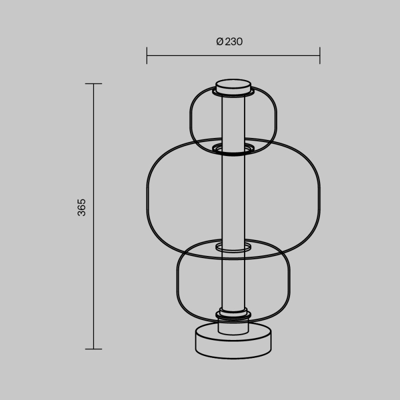 Настольная лампа Maytoni MOD364TL-L15W3K