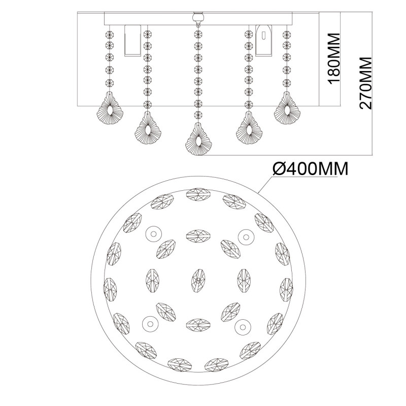 Накладная люстра MW-Light 465016304