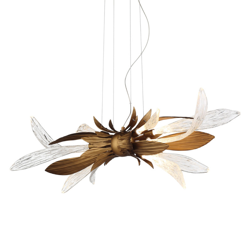 Подвесной светильник DeLight Collection RP168416-11 bronze/clear