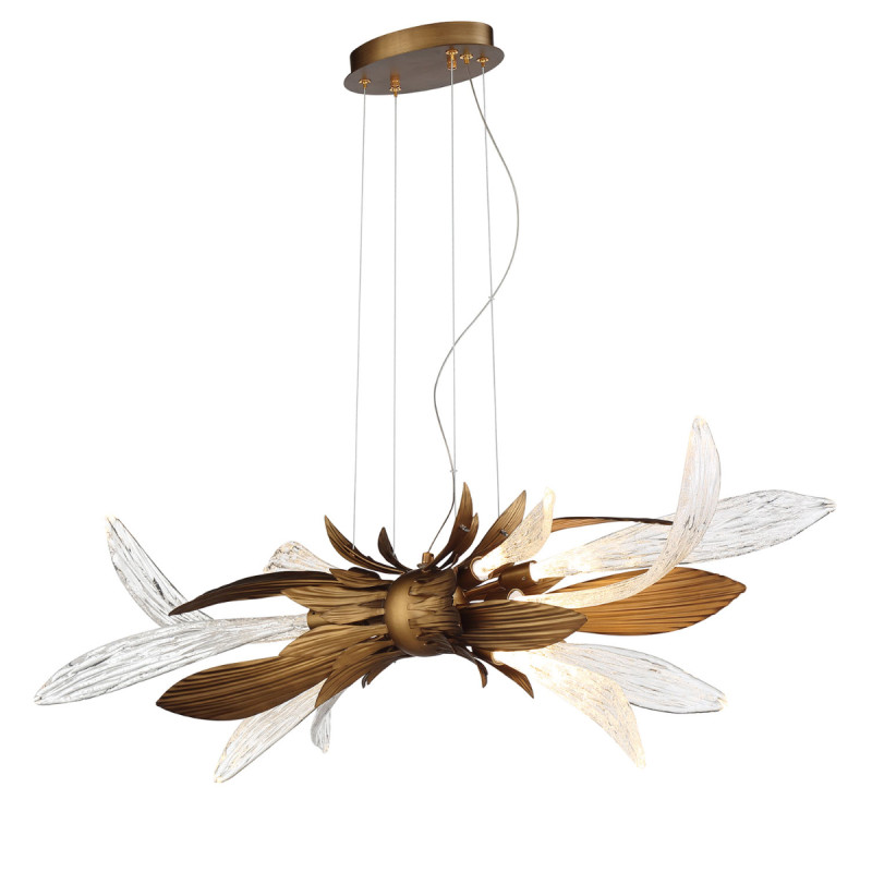 Подвесной светильник DeLight Collection RP168416-11 bronze/clear