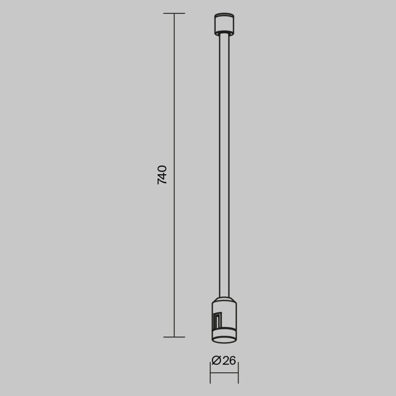 Стойка Maytoni Technical TRA200C-L740-11B