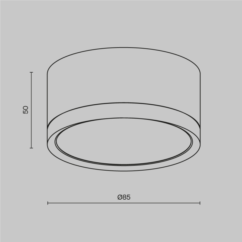 Накладной светильник Maytoni Technical C086CL-GX53-SRD-WB