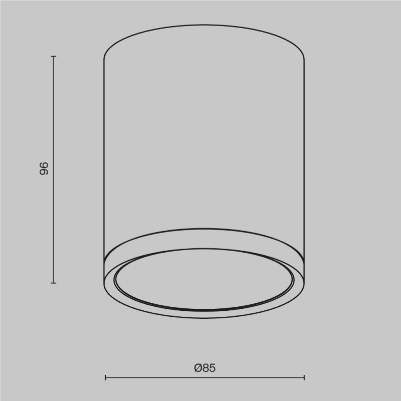 Накладной светильник Maytoni Technical C086CM-GX53-MRD-W