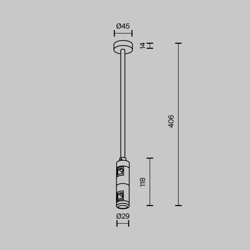 Стойка Maytoni Technical TRA158C-D1-BS