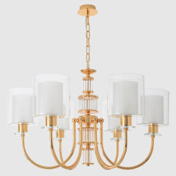 Подвесная люстра Crystal Lux ELENA SP6 GOLD