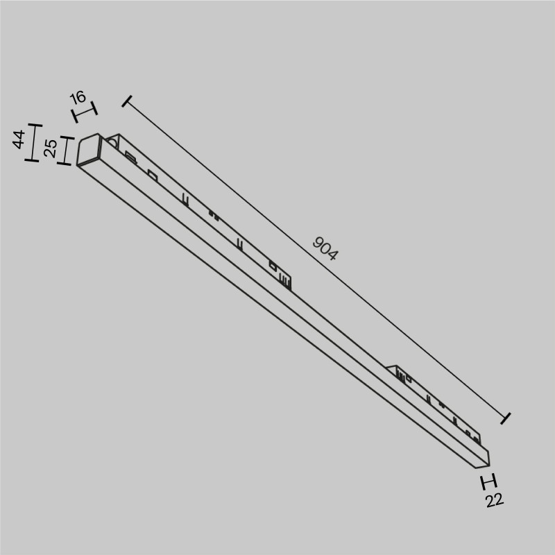 Светильник на шине Maytoni Technical TR030-4-30WTW-DD-B