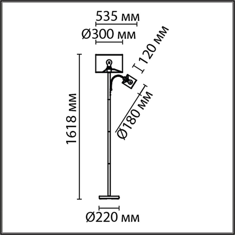 Торшер LUMION 8042/2F