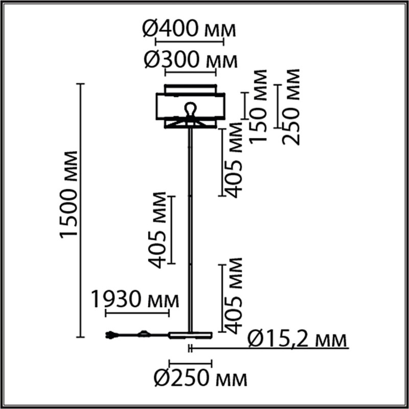 Торшер LUMION 8043/1F