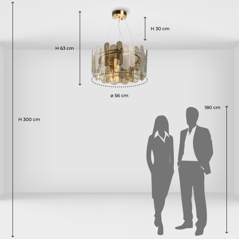 Подвесная люстра DeMarkt 111015905