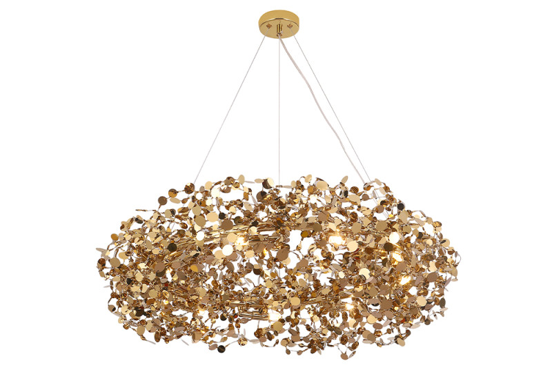 Подвесная люстра Crystal Lux GARDEN SP9 D800 GOLD