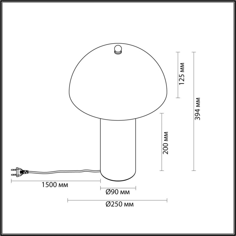 Настольная лампа Odeon Light 7088/2T