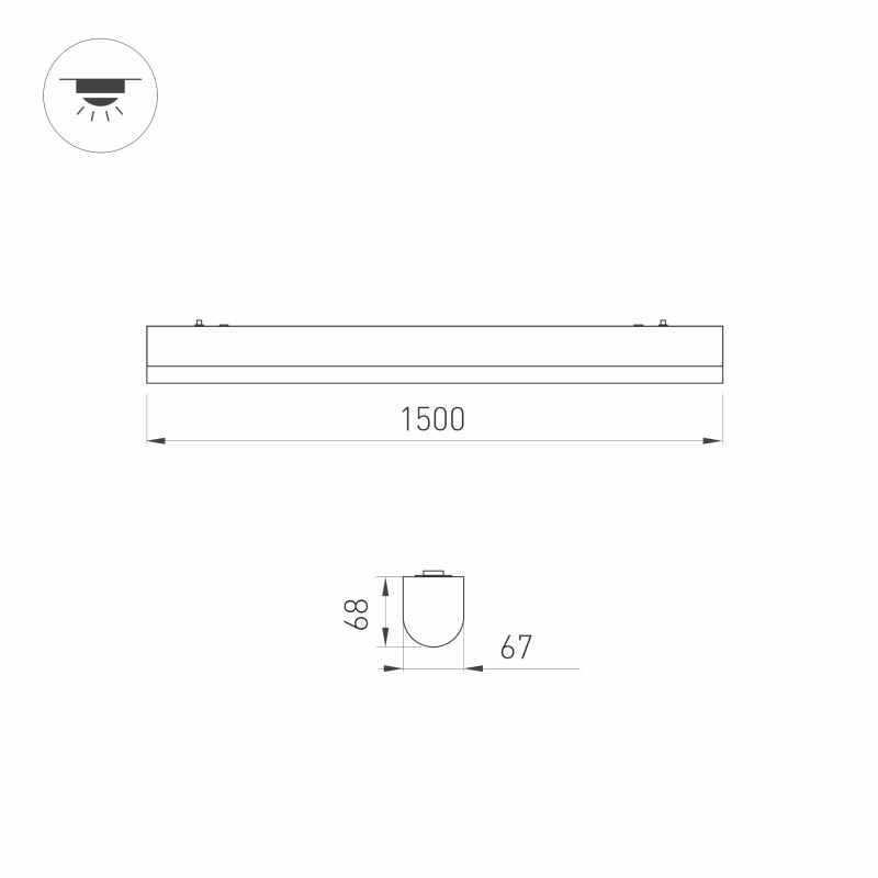 Офисный светильник Arlight 047718