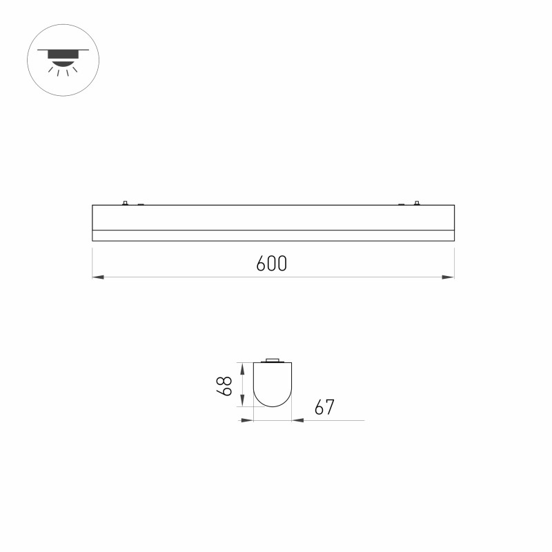 Офисный светильник Arlight 052089