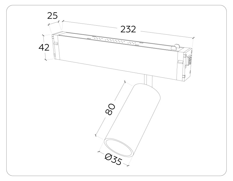 Светильник на шине Ambrella Light GL1201