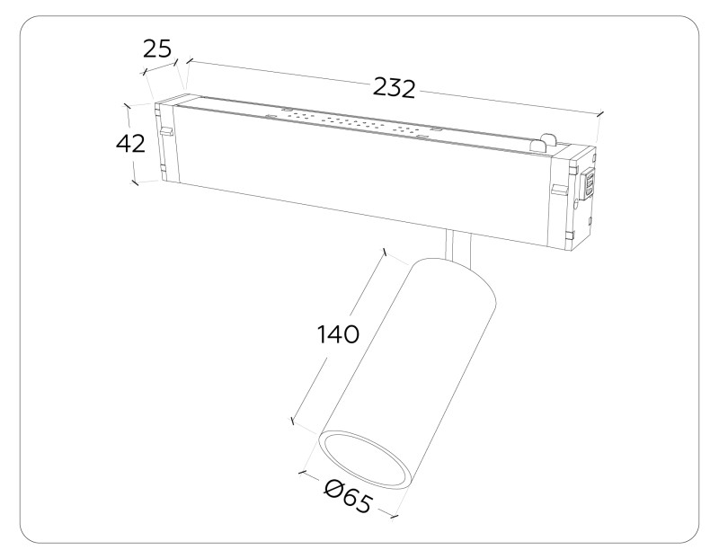 Светильник на шине Ambrella Light GL1231